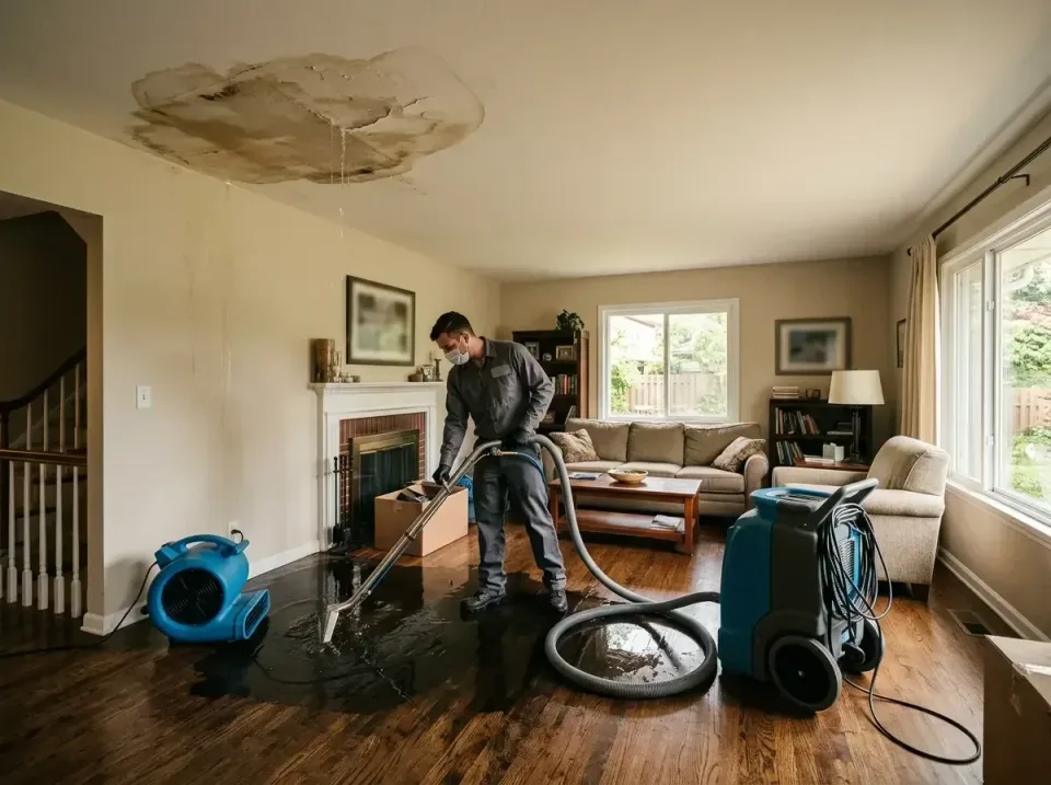 attic-pipe-burst-ceiling-drip-008 — frequently asked questions, Water Damage Restoration & Carpet Care in Mountain Lodge Par…